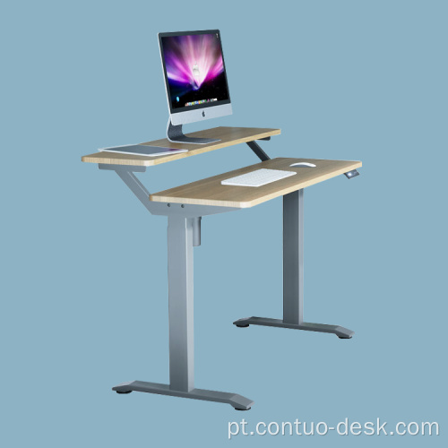 Altura do motor único Office Ajuste Office Office Desk de quadro de quadro ergonômico ergonomia